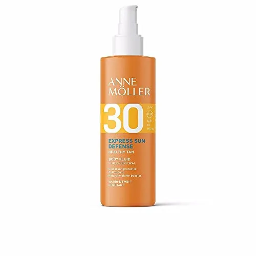 ANNE MOLLER EXPRESS SUN DEFENCE FLUIDO CORPORAL SPF30 175 ML - Sonnenschutzmittel mit langanhaltendem Schutz und pflegender Wirkung, ideal für die Haut während sonniger Tage. Dermatologisch getestet für Ihre Sicherheit.