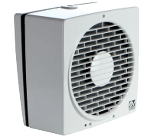 Vortice Fenster- und Wandventilator Vario V 230/9 AR-Q - Abluftventilator für Küche und Badezimmer mit 480m³/h Luftleistung, energiesparend und vielseitig montierbar an Wand, Fenster oder Dachboden.