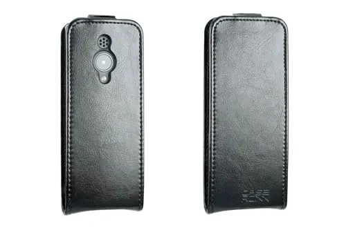 caseroxx Flip Cover für Nokia 150 (2023) in schwarz – Handy-Tasche mit Kreditkartenfächern & Magnetverschluss aus Kunstleder, schlank & funktional