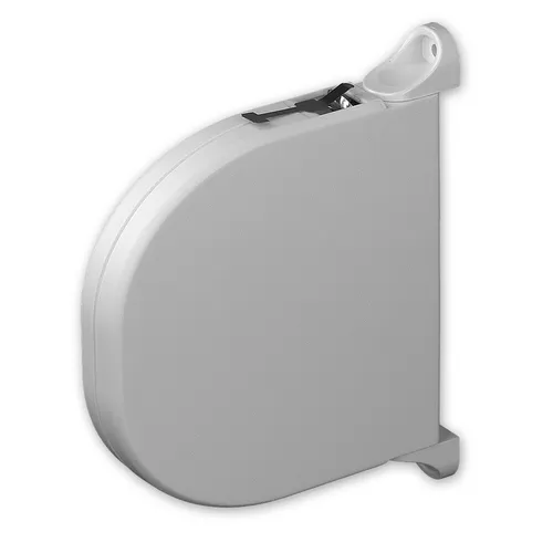 Mini-Aufputz-Gurtwickler weiß schwenkbar ohne Gurt für Gurtbreite 15mm Rolladen