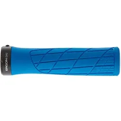 Ergon GA2 Fahrradgriff – Midsummer Blue für MTB und Trail - Fahrradgriffe, ergonomisch designed für besten Grip und Dämpfung auf anspruchsvollen Trails. Die Aluklemmen bieten Platz für breite Griffe und beugen Krämpfen vor.