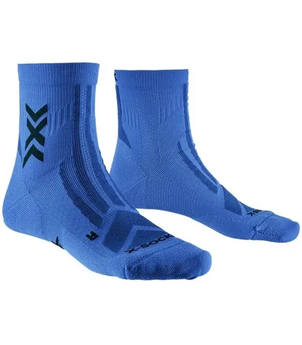 X-Socks Trekkingsocke Hike Discover Ankle blau Herren - Optimaler Komfort für Abenteuer - Outdoorsocken, ideal für Sportbegeisterte, die die Vorteile hochwertiger Funktionssocken entdecken wollen. Perfekt für Laufen, Radfahren und Wintersport.