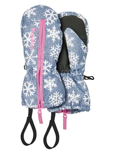 Playshoes Fäustling Schneeflocken mit Reißverschluss - Handschuhe & Fäustlinge für Jungen, mit 3M Thinsulate Technik für warme Hände und praktischem Reißverschluss für einfaches An- und Ausziehen.
