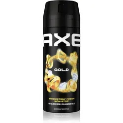 Axe Gold Deodorant Spray für Herren 150 ml - Deos für Herren, bietet langanhaltende Frische und ergänzt perfekt Ihren Duft aus der gleichen Linie.
