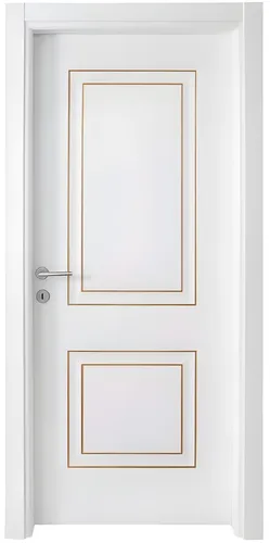 Designer Weiße Haustür - Robuste Sicherheitstür für Ihr Zuhause - Hochwertige Eingangstür in Weiß, 90 x 200 cm, für vielseitigen Einsatz in jedem Raum. Mit eleganter Art-déco-Optik und zuverlässigem Schließmechanismus.