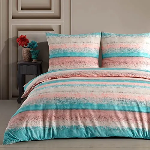 Buymax® Bettwäsche 135x200 - 100% Baumwolle, 2-teilig mit Reißverschluss - Bettwäsche-Set 135x200 cm aus 100% Baumwolle, ÖKO-TEX zertifiziert und pflegeleicht. Mit praktischem Reißverschluss für einfaches Beziehen, ideal für ein modernes Schlafzimmer.