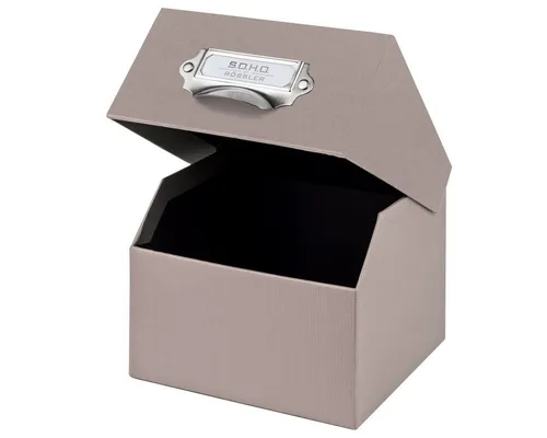 Rössler Fotoalbum RÖSSLER Fotokiste S.O.H.O. taupe 15x17x13cm