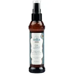 mks eco Marrakesh Oil Light Breeze für feines Haar - Haarkuren mit Arganöl und Hanfsamenöl, verleiht Glanz und Feuchtigkeit für einen strahlenden Look.
