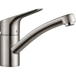 hansgrohe Logis 120 Küchenarmatur 71831000 - Armaturen mit schwenkbarem Auslauf 360° für maximale Flexibilität, ideal für die moderne Küche und perfekt für Niederdrucksysteme.