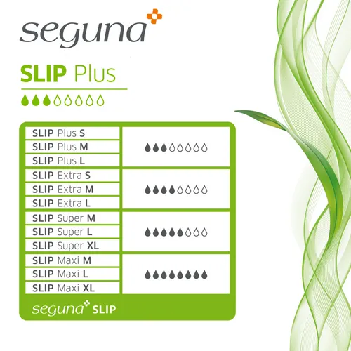 SEGUNA Slip Plus S / Beutel 25 Stück