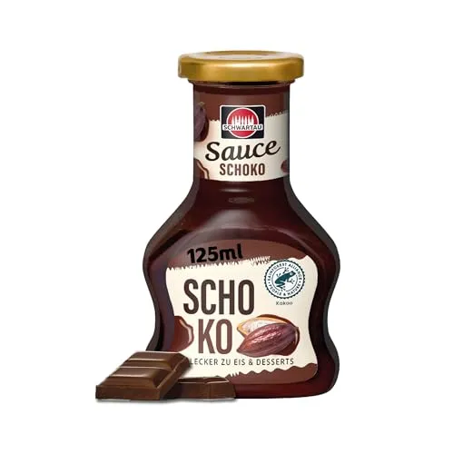 Schwartau Dessert Sauce Schokolade, 125ml – für kreative Dessertideen