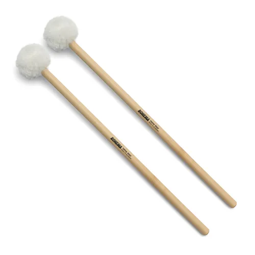 Rohema Paukenschlägel Eco Series Merinofilz weiß 50mm