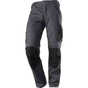 BP Arbeitshose 1998-570-5632, Herren Bundhose in schwarz-dunkelgrau, Größe 62 - Arbeitshose mit ergonomischem Schnitt, Kniepolstertaschen aus Cordura und Reflexelementen für erhöhte Sichtbarkeit – ideal für Profis in Handwerk und Bau.