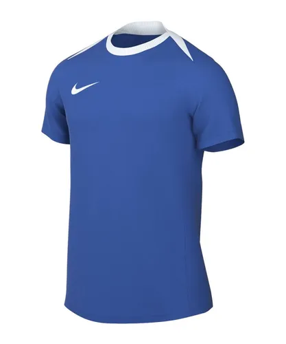 Nike Performance Academy Pro 24 Trainingsshirt M blau - Hochwertiges kurzärmliges Trainingsshirt aus 100% Polyester, ideal für Fußball. Atmungsaktive Materialien sorgen für Komfort und Bewegungsfreiheit während des Trainings.