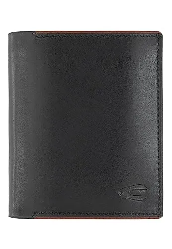 camel active Cruise Geldbörse RFID Schutz - Elegante Leder-Geldbörse 10.5 cm in Schwarz, ideal gegen Datendiebstahl