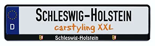 carstyling XXL Design Kennzeichenrahmen Bundesland Schleswig-Holstein 1 Stück