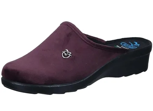 Fly Flot Pantoletten 41 EU - Clogs & Pantoletten für Damen, super Komfort und klassisches Design für stilvolles Zuhause, mit softem Obermaterial und angenehmem Laufgefühl dank Keilabsatz.