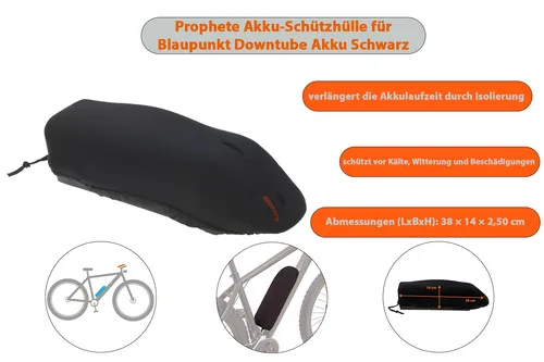 Prophete E-Bike Akku-Schutzhülle für Blaupunkt Downtube