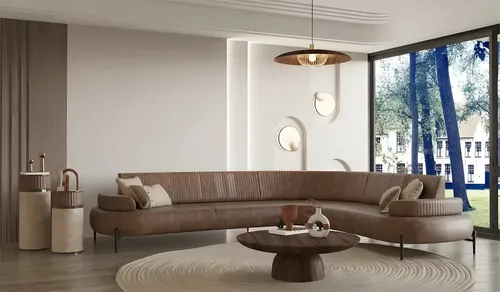 Luxus Ecksofa L-Form Braun – Modernes Polstersofa für Ihr Wohnzimmer