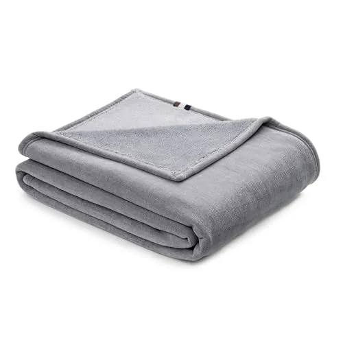 bugatti Doppio Soft Decke 160x220 in grau von Bugatti