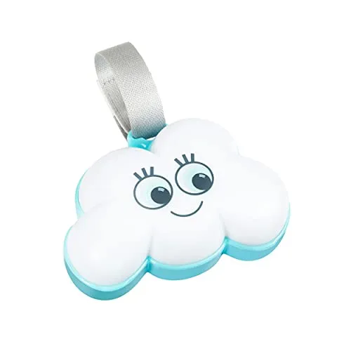 Badabulle Nachtlicht Wolke B015006 mit Spieluhr - Kinderlampe in Wolkenform mit 15 Melodien und 6 Lichtfarben, tragbar und ideal für das Schlafzimmer. Perfekt für süße Träume!