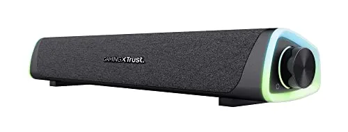Trust GXT 620 Axon - 12 W 2.0 Kanal Soundbar, kraftvoller Sound für ein beeindruckendes Klangerlebnis