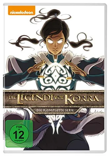 Die Legende von Korra - Komplettbox [8 DVDs] - Fantasy-Serie für Fans, freigegeben ab 12 Jahren, mit allen 4 Staffeln in einer Box für unvergessliche Abenteuer.