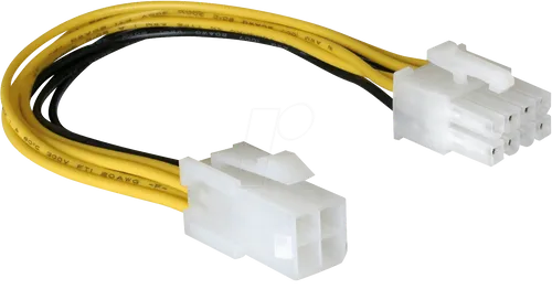 AD PA011 - Mainboard Stromadapter 4 pin ATX/P4 > 8 pin EPS