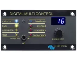 Victron Digital Multi Control 200/200A - Multikocher mit PowerControl und PowerAssist für optimale Stromnutzung. Ideal für Generator- und Landstrom, einstellbar bis 200 A. Automatische LED-Helligkeit für nächtliche Nutzung.