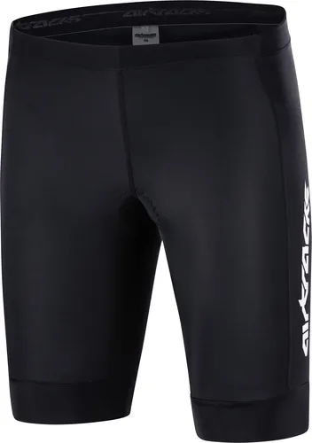 Airtracks Herren Fahrradhose Kurz Pro Line (XXL- Schwarz) - ergonomische Radhose - Radlerhose mit 3D AIR FLOW Polster & Quick Dry Funktion
