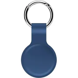 Schlüsselanhänger für Apple AirTags 2021 - Air Tag Cover - Reusable Airtag Hülle - Dunkelblau