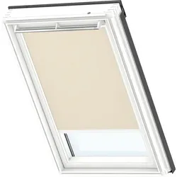 VELUX Original Dachfenster Verdunkelungsrollo MK04, Sandbeige - Seitenzug- & Springrollos: Hochwertiges Rollo mit OEKO-TEX zertifiziertem Material für optimale Lichtkontrolle und einfache Montage – perfekt für VELUX Fenster.