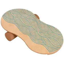 Body Coach Balanceboard Set - Natürliches Ahornholz & Kork - Balance Boards - Effektives Ganzkörpertraining mit Anti-Rutsch-Beschichtung und bis zu 150 kg belastbar. Inklusive Trainingsbändern für optimale Koordination und Stabilität.