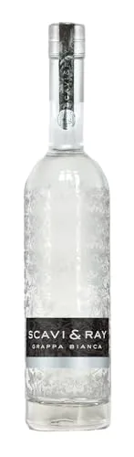 SCAVI & RAY Grappa Bianca – italienischer Tresterbrand aus erlesenen Trauben, fruchtig & blumig, Edelbrand mit 40% Vol. – Traditioneller Grappa für Genießer, perfekt als Digestif