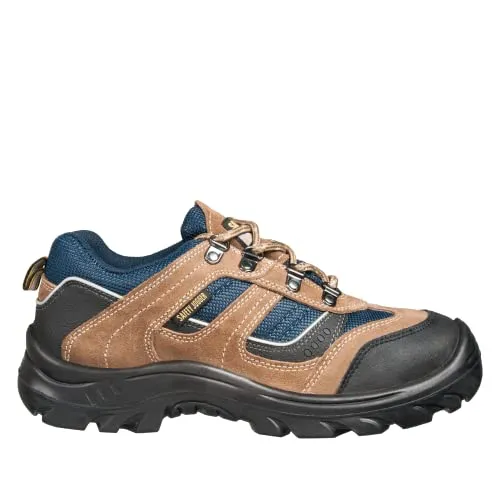 Safety-Jogger X2020P Sicherheitsschuhe S3, Halbschuhe aus Echtleder, Gr. 45 - Arbeitsschuhe der Sicherheitsklasse S3 mit Stahlkappe und durchtrittsicherer Sohle. Atmungsaktiv und rutschfest, ideal für Bau und Industrie.
