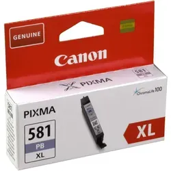 Canon Tinte 2053C001 CLI-581PB XL - Original Tintenpatrone Blau, 8,3 ml für hochwertige Farbdrucke, kompatibel mit Canon Pixma Druckern