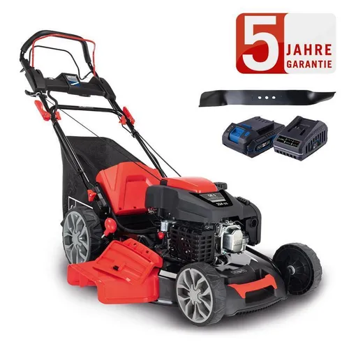 Scheppach Benzin Rasenmäher MS225-56E 6PS 7IN1 Schnittbreite 56cm + 2. Messer