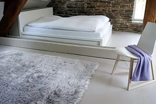 floor factory Langflor-Teppich Prestige, rechteckig, 90 mm Höhe - Eleganter Hochflor Teppich mit 90 mm Florhöhe für ein flauschig-weiches Zuhause. Ideal für gemütliche Akzente und stilvolle Einrichtung.
