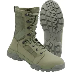 Brandit Defense Boots olive Gr. 40 - Herren Militär- & Einsatzstiefel, leichter Allround-Einsatzstiefel mit atmungsaktivem Microfibre und stoßdämpfender Gummi Außensohle für optimalen Komfort und Sicherheit.