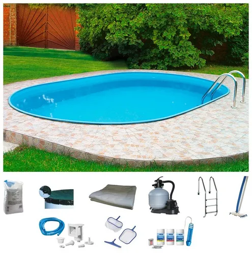 my POOL BWT Ovalpool PREMIUM (Komplett-Set, 10-tlg), Höhe 135 cm, in verschiedenen Größen