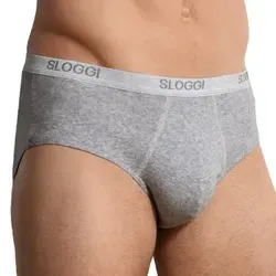 Sloggi For Men Basic Midi Grau Baumwolle X-Large Herren
