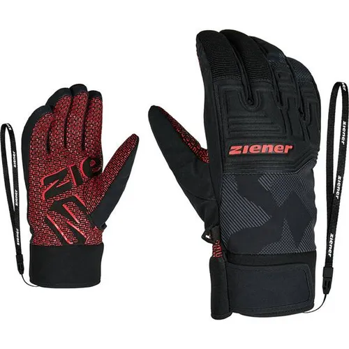 ZIENER Herren Handschuhe GARIM AS(R) - Ski- und Snowboardhandschuhe - Skisport & Snowboarden. Wasser- und winddicht dank ZIENER AQUASHIELD® Membran, rutschfeste Innenhand und nachhaltig aus recyceltem Material gefertigt.