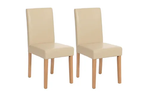 PROREGAL® Esszimmerstuhl Esszimmerstuhl klassisch und zeitlos HxBxT 90x43x56cm Material, Farbe (2 St), Mit hochwertigem Bezug, erhältlich in vielen Ausführungen