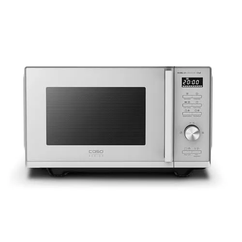 Caso HCMG 25 Ceramic Chef Mikrowelle 900 W silber von CASO