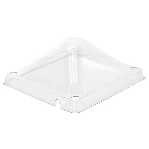 VOSS.farming Abdeckhaube 30 x 30cm Schutz für Küken Wärmeplatte Schutzabdeckung, Abdeckung für Heizplatte, Kunststoff (PET), Kükenaufzucht