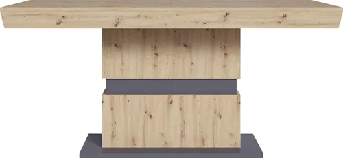 byLIVING Esstisch Matthew - Ausziehbarer Tisch in Artisan Eiche - Esstisch in Artisan Eiche, ausziehbar von 160 auf 215 cm, ideal für gesellige Abende, einfache Montage und max. Belastung von 100 kg.