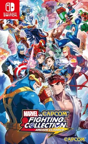 Marvel vs. Capcom Fighting Collection - Nintendo Switch - Kampfspiel für Nintendo Switch mit weltweitem Versand, bietet epische Kämpfe zwischen beliebten Superhelden und ist ideal für Fans von Fighting Games.