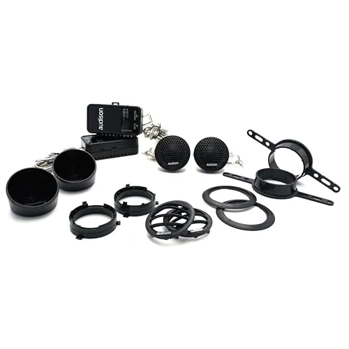Audison AP 1 Hochtöner Paar - 29mm Kalottenhochtöner, 150W Maximalleistung, kompakte Frequenzweiche und universelle Kompatibilität für alle Fahrzeuge