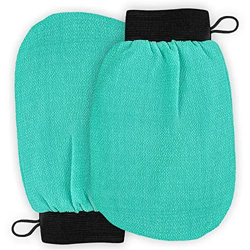Yiclick Koreanische Peeling-Handschuhe, Peelinghandschuh für Bad