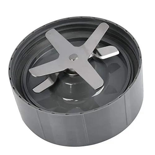 TIMESETL Kreuzklingenaufsatz Klingenbasis aus Edelstahl, kompatibel für NutriBullet 600 W und 900 W, Replacement für Mixer 900W, Ersatzteil für Entsafter mit 6 Klingen, Gekreuzt